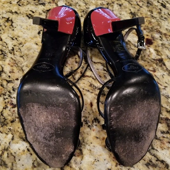 Calzature Donna patent leather strappy heel - Picture 6 of 8